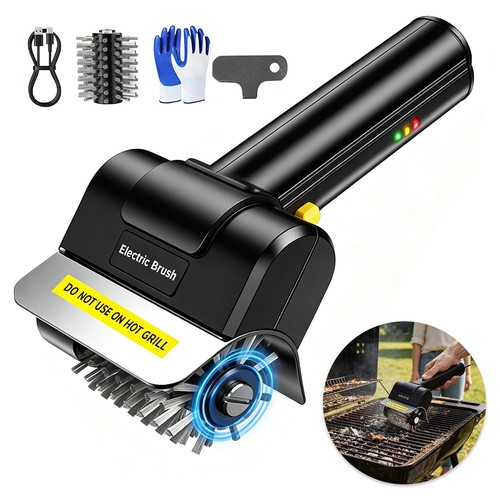 Electric grill brush high - grill,