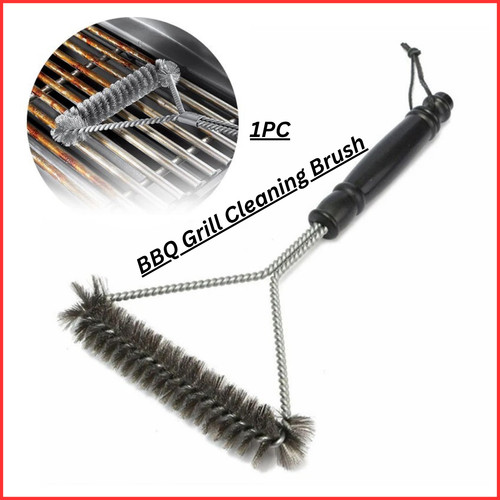 Bbq grill cleaning brush - brush, &