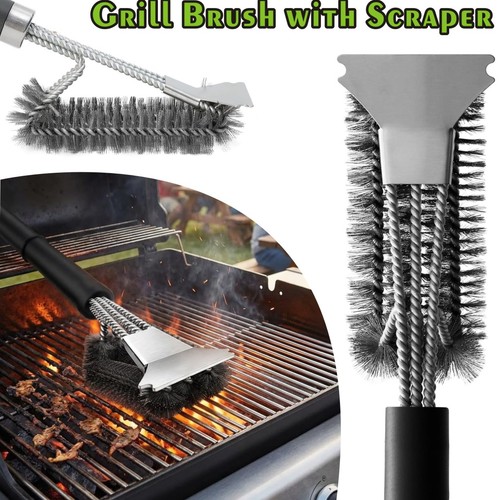 Bbq cleaning brush heavy - bbq,