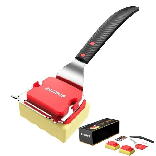 Bristle free bbq grill - grill, brush