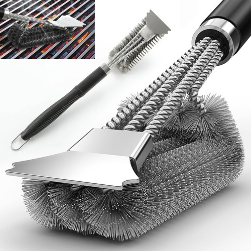 Bbq grill brush scraper - grill,
