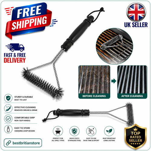 Bbq grill cleaning brush - grill,