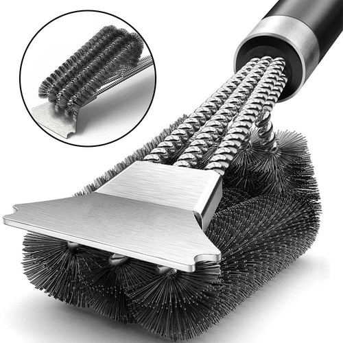 Heavy duty bbq cleaning brush - heavy,