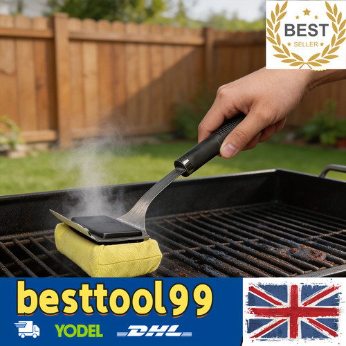 Bristle free grill brush with - free,