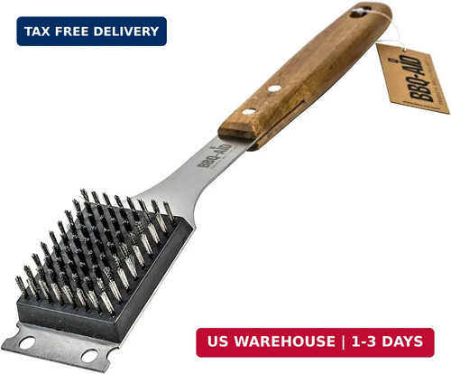 Bbq aid grill brush - bbq-aid,