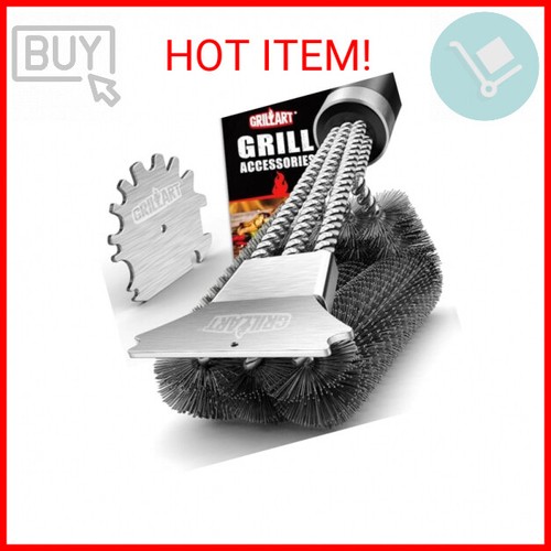Grillart grill brush - brush, and