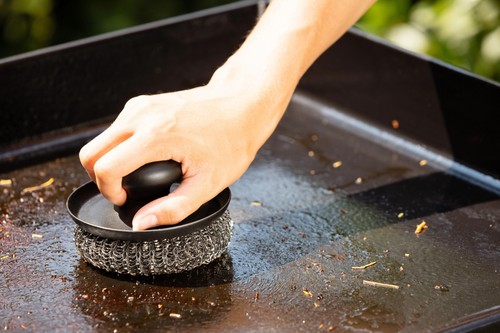 Bbq grill cleaning brush - grill,