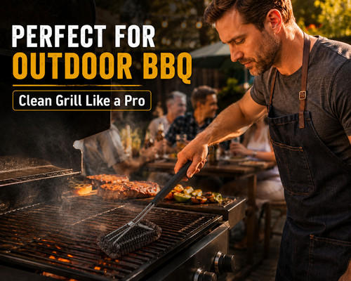 Bbq grill brush stainless - bbq,