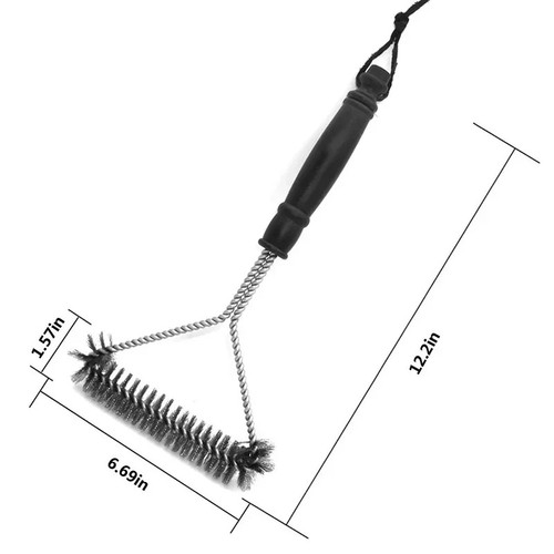 Bbq grill brush - grill, brush,stainless