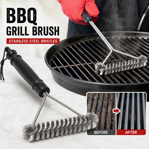 Bbq grill cleaning brush - cleaning,