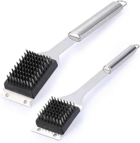 Pack grill brush and - pack,