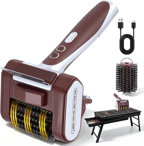 Electric bbq grill brush - electric,